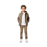 Beżowy zestaw odzieżowy dla dzieci